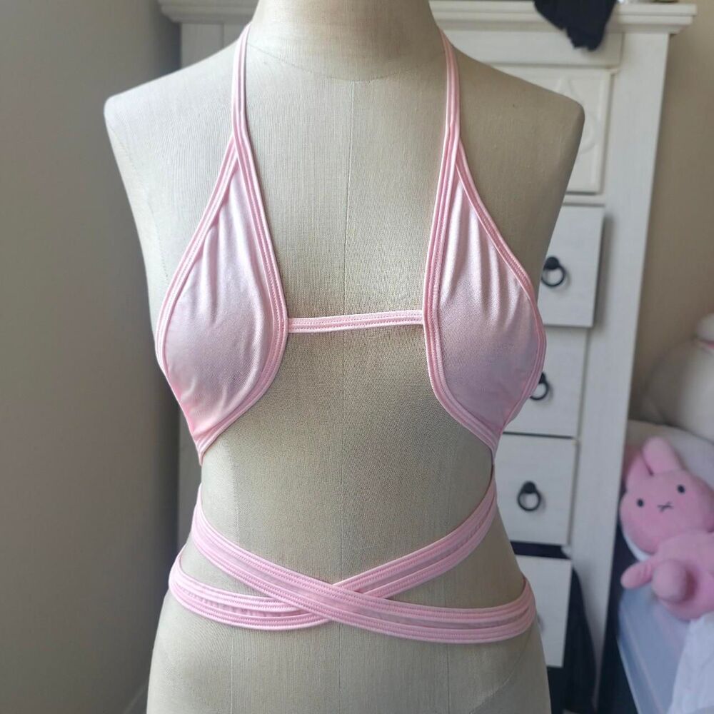 Unbranded Women's Pink Crop-top